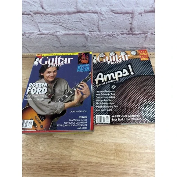 GUITAR PLAYER MAGAZINE, LOT OF 12! Complete! 1988. Clapton, Nugent And More